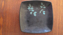 INSCRIPTION手绘日式方形陶瓷盘子餐厅家用菜盘西餐盘牛排盘早餐盘子陶瓷餐具 光影大盘 实拍图