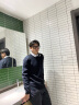 罗蒙（ROMON）假两件毛衣男厚款潮流新款冬季简约休闲POLO领针织衫保暖带领长袖 黑色 2XL / 175 晒单实拍图