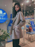 AEMAPE毛呢外套女2025秋冬新款女装简约时尚气质保暖宽松显瘦百搭大衣女 卡其色 M 建议85-100斤 实拍图
