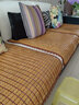 长相思沙发垫夏季凉垫麻将凉席沙发坐垫麻将块凉席竹席防滑垫贵妃可定制 碳烧窄边蕾丝款+双筋双线+防滑底 单片75x75cm坐垫 实拍图