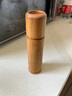 旅行便携随身迷你竹筒茶叶罐套装 实木普洱茶盒密封醒茶叶盒 便携13cm粗 实拍图