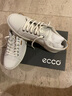 爱步（ECCO）牛皮休闲鞋小白鞋 柔酷7号430003 01007白色 39送女友礼物 实拍图