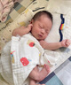 泊斯尔（borth）新生儿婴儿热水袋暖肚子小暖水袋缓解防肠胀气宝宝护肚热敷包神器 小号米灰/腰围38-50cm/0-6个月 实拍图