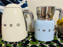 SMEG斯麦格 电动奶泡机冷热打奶器 全自动奶泡杯 早餐热牛奶 热可可咖啡搅拌器冬季热饮MFF 粉蓝色 实拍图