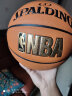 SPALDING 斯伯丁篮球学生比赛室外黑色耐磨水泥地7号真皮手感礼物 手感爆棚76-806Y 晒单实拍图