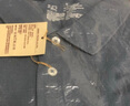 MUJI 男式 水洗 珠地网眼 POLO衫 纯棉全棉 ABE02A2S 灰色 L 实拍图