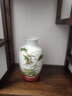梓琦景德镇陶瓷插花工艺品家居装饰中式客厅装饰书房电视柜水培插花瓶 路路高升冬瓜瓶+底座 实拍图