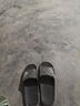 绚初拖鞋男大码外穿潮流夏季家用防滑拖鞋情侣居家浴室厚底凉拖鞋女 升级版动感 黑色 44-45 (适合43-44码穿) 实拍图