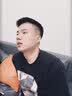 戚小米磨砂耳钉男潮流个性男款耳环单只小众高级感黑色钛钢男士耳扣耳圈 黑色【单只】建议拍两只 实拍图
