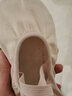 艾舞戈儿童舞蹈鞋女成人免系带软底练功鞋男猫爪鞋女童中国古典芭蕾舞鞋 肉色 34 实拍图