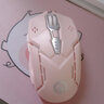 银雕 无线游戏鼠标机械手感可充电款式男女生适用usb通用型鼠标办公商务炫光笔记本台式电脑无线鼠标电 A9电竞樱花粉【无线2.4G】静音/充电 官方标配 实拍图