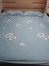 南极人纯棉床笠1.8米x2米100%全棉床罩1.5x2米床垫保护套全包防滑床单罩 银杏叶【100%全棉面料】 三件套：180x200m床笠+枕套一对 实拍图