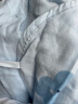 全棉时代新生婴儿睡衣春装男女满月宝宝和尚服连体衣服婴幼儿和袍 天空蓝+萌萌星空蓝（短款） 66cm（适合3-6个月） 实拍图