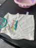 巴拉巴拉婴儿t恤宝宝打底衫女童上衣男短袖2024新款夏季全棉可爱 奶油白-背心款 73cm 实拍图