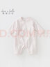 戴维贝拉（DAVE＆BELLA）春季家居服宝宝睡衣婴儿衣服新生儿连体衣和尚服春秋0-3-6-12个月 小兔子【DB3237932】 59cm cm（建议身高52-59cm） 实拍图