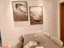 瑞尚（RUISHANG） 餐厅装饰画现代简约静物壁画北欧轻奢饭厅餐桌背景墙挂画 美好酒杯 60*80CM【铝合金框+烤瓷镶钻】 实拍图