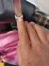 花迹拉杆书女孩小学生拉杆书包爬楼梯2-5-6年级情人节双肩背包女  梦幻粉加高六轮爬楼梯 实拍图