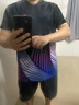 李宁 羽毛球服运动套装成人专业比赛健身速干短袖训练吸汗可团购套服 067男/黑色上衣/黑色短裤 套装 M 实拍图