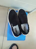 回力男鞋冬季帆布鞋男士透气软底一脚蹬老北京布鞋黑色休闲懒人开车鞋 黑色 41 实拍图