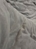 南极人（Nanjiren）牛奶绒被套200x230cm单件冬季加绒加厚1.5被罩珊瑚绒法兰绒被子套 贝壳边-高级灰【双面加绒】 150x200cm-单被套 实拍图