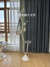 优记轻奢时尚床头收纳衣帽架落地式沙发边几衣架多功能一体立式挂衣架 S型衣帽架边几一体款-轻奢金 实拍图