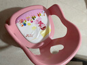 麦豆儿童叫叫椅宝宝吃饭座椅餐椅塑料靠背椅餐桌椅 卡通小椅子板凳 粉色【单椅】 实拍图