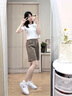 特步（XTEP）女鞋板鞋女2025新款春夏季皮面滑板鞋休闲运动鞋平底板鞋小白鞋女 白红 37 实拍图
