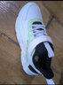 361° 跑鞋运动鞋秋冬男女童(3-12岁)革面防风跑鞋 羽毛白 34  实拍图