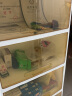 纳份爱 透明收纳柜特大号65CM多层储物柜 零食柜玩具整理柜卧室衣柜书柜 55面宽 透明茶 5层(更多人选择) 实拍图