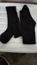 俞兆林2双加厚保暖过膝袜子女士长筒袜毛圈秋冬盖大腿毛巾高筒长袜子女 2双黑色8867 均码 实拍图
