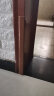 籽凝 石塑PVC护角条护墙角保护条防撞条包阳角免打孔粘贴仿实木装饰条 柚木色  3X3厘米宽 0.8米 实拍图