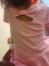 驰动儿童舞蹈服女童练功服春夏短袖考级服装连体服棉芭蕾舞裙粉色4XL 实拍图
