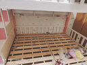 恒庭上下床儿童床实木高低床双人床双层床实木床成年上下铺女孩男孩床 粉色梯柜款总长度240CM 上铺宽140下铺宽160 实拍图