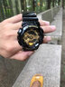 卡西欧（CASIO）【手表礼物】男手表G-SHOCK黑武士悟空黑金潮流时尚运动电子表 GA-110GB-1A经典黑金-人气推荐 实拍图