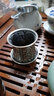 铸荣堂 茶漏网纯银手工999足银公道杯茶滤茶叶过滤网过滤器功夫茶具配件 龙头茶漏约60g+底托约48g 实拍图