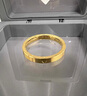 周六福（ZLF）新年礼物  黄金戒指女款足金国潮无极金爱心指环手饰 计价 10号-1.66g 实拍图
