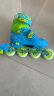 美洲狮（COUGAR）溜冰鞋儿童套装 可调轮滑鞋MZS885蓝色L码 实拍图