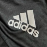 adidas速干舒适跑步运动上衣圆领短袖T恤男装阿迪达斯官方H58591 黑色/深银灰 L 晒单实拍图