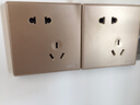 欧普照明照明（OPPLE）开关插座面板电源墙壁五孔插座家用5孔KG 一开多 实拍图