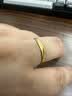 中国黄金（CHINA GOLD）黄金戒指男女足金莫比乌斯托帕石情侣对戒情人节生日礼物送男女友 【共渡爱河情侣对戒】约3.8g+品牌礼盒 实拍图