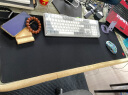 CHERRY樱桃（CHERRY）鼠标垫大中小号桌面垫游戏电竞办公橡胶防滑锁边鼠标垫子电脑桌垫 细面 900*350*4mm 大桌垫 实拍图