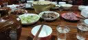 非洲鹰折叠圆形桌子折叠桌家用圆桌折叠餐桌小户型伸缩饭桌可方可圆餐桌 超大棕色1.37米【超厚加粗】黑腿 实拍图