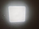 FSL佛山照明吸顶灯LED卧室灯具客厅灯饰三色可调方形超薄款 45W 实拍图