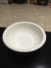 欧丽家 加厚纯白色酒店餐具白色大汤盆白瓷盆陶瓷大汤碗汤盆装饭水煮鱼碗和面盆盛菜陶瓷白汤盆 小号白汤盆/外径21cm*高6.7cm 实拍图