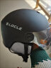 洛克勒（LOCLE） 滑雪头盔雪镜一体式头盔带护目镜男女及儿童单板双板专业滑雪盔 升级版黑色 (含面罩+收纳袋) M(52-56cm) 4-12岁儿童 晒单实拍图