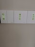 喜昶夜光开关贴纸开关标识贴纸简约时尚开关提示墙贴纸 别  墅   全  套：黑字 大规键 【夜光】 实拍图