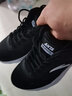 安踏男鞋运动鞋冬季男士软底厚网保暖鞋子轻便户外干活休闲跑步鞋 黑/白(网面透气防臭脚) 42.5 (265mm) 男 实拍图