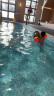 博沃尼克 游泳手臂圈 游泳水袖 游泳浮圈 成人儿童泳圈 游泳装备 橙色 实拍图