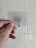 睦歌（MUGE）挂钩强力粘钩无痕不锈钢挂钩贴免打孔加厚透明浴室门后挂衣服钩 挂钩10个装（小钩款） 实拍图