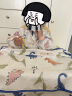 爱贝迪拉一体式餐椅罩衣宝宝辅食反穿衣自主进食婴儿吃饭防水防脏围兜饭兜 【长袖全包款】-恐龙乐园 实拍图